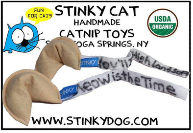 Stinky Dog - Two Pack Fortune Cookies | Catnip Toy