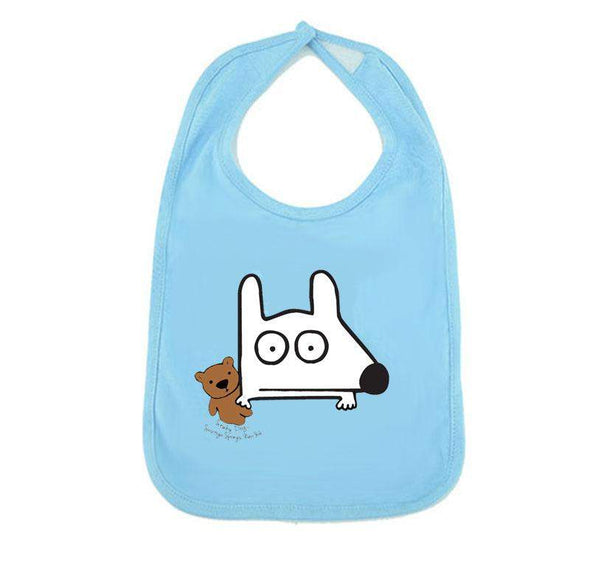 Stinky Dog Teddy Bear Baby Bib