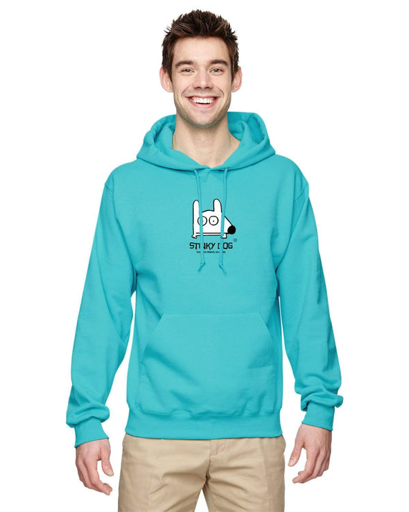 Stinky Dog blue hoody sweatshirt
