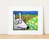 Matted Art Print | Stinky Dog Vineyard