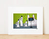 Matted Art Print | Stinky Dog Music