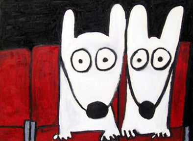 Stinky Dog-Original Art | Stinky At The Movies
