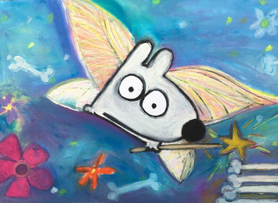 Stinky Dog-Original Art | Stinky Tooth Fairy