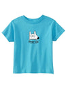 Stinky Dog Toddler Classic Aqua Blue T-Shirt